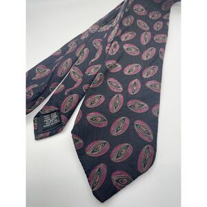 Marina Di Carrara Mens 100% Silk Hand Made Tie Italy Paisley Pattern